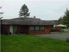 front view of the gate house